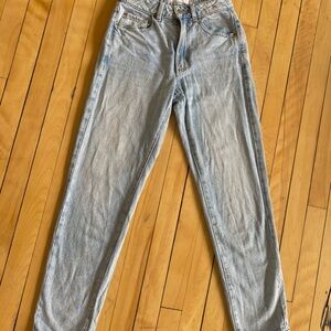 Garage Light Blue Mom Jeans